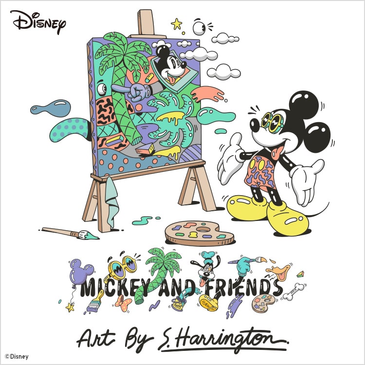 Mickey & Friends Art by Steven Harrington