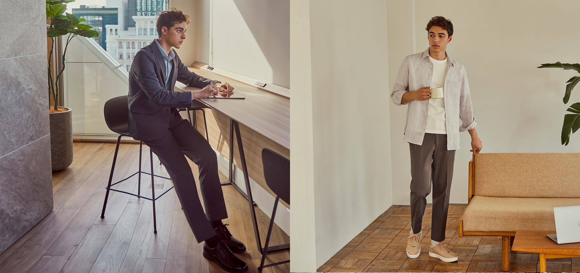 WORK IN COMFORT WITH UNIQLO